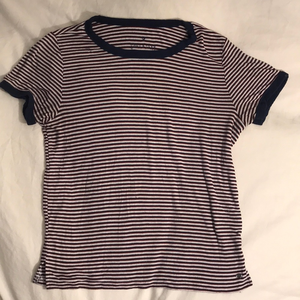 Red and blue AE shirt